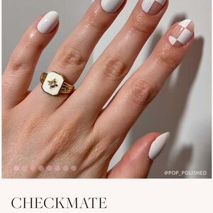 GLAMNETIC CHECKMATE-Press on Nails